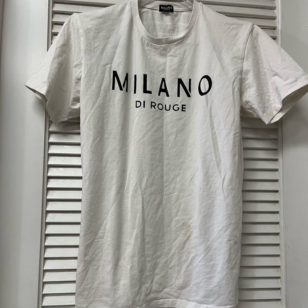 Milano Di Rouge White Men's T-Shirt